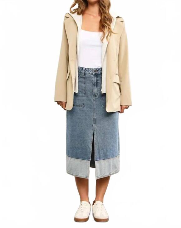 MABLE Jackets & Blazers - NEW MABLE edina long sleeve blazer in beige